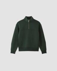 mens-renew-fleece-half-zip-scarab | alt