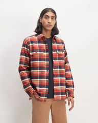 mens-heavyweight-overshirt-navy-red-honey | primary