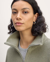 womens-cotton-half-zip-sweater-sage-green