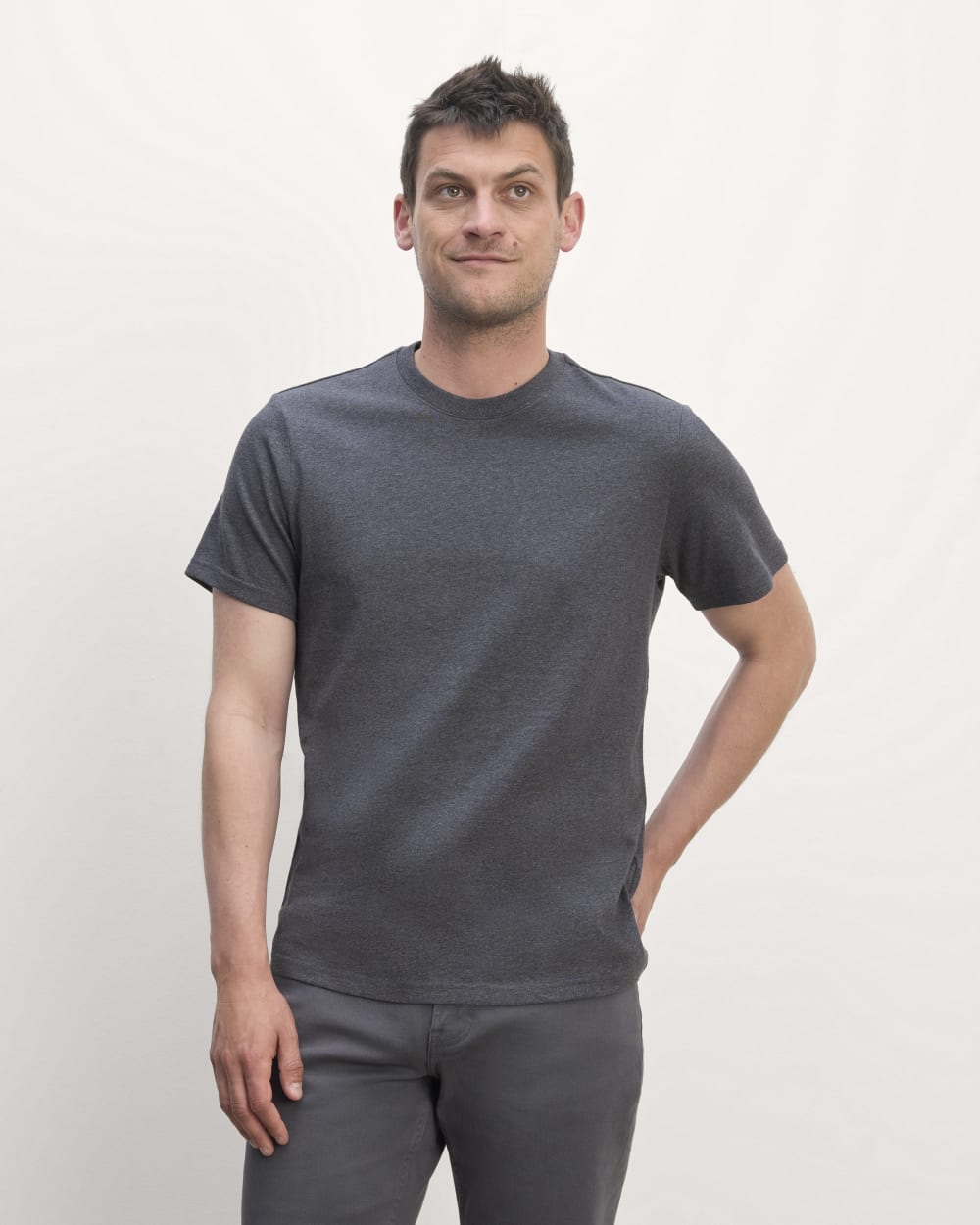 mens-premium-weight-crew-heather-deep-navy | primary