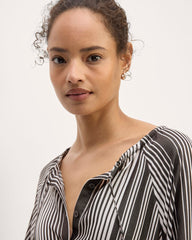 womens-tencel-gathered-maxi-dress-black-bone