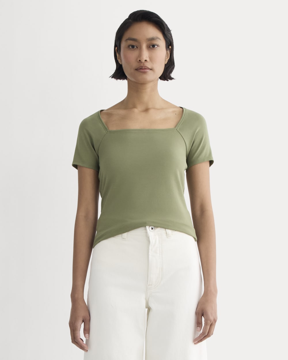 womens-form-square-neck-top-lichen-green | primary
