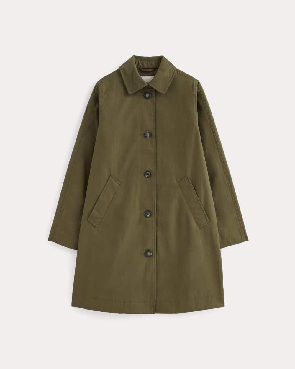 womens-cotton-twill-mac-coat-beech | alt
