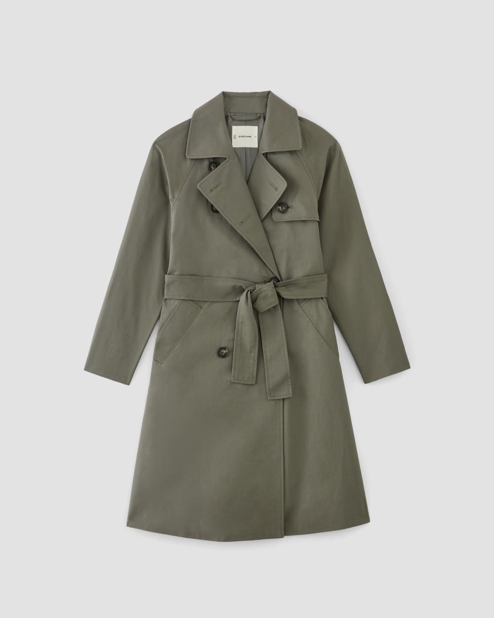 womens-cotton-modern-trench-coat-pewter-green | alt