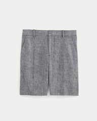 mens-linen-trouser-short-navy-chambray | alt