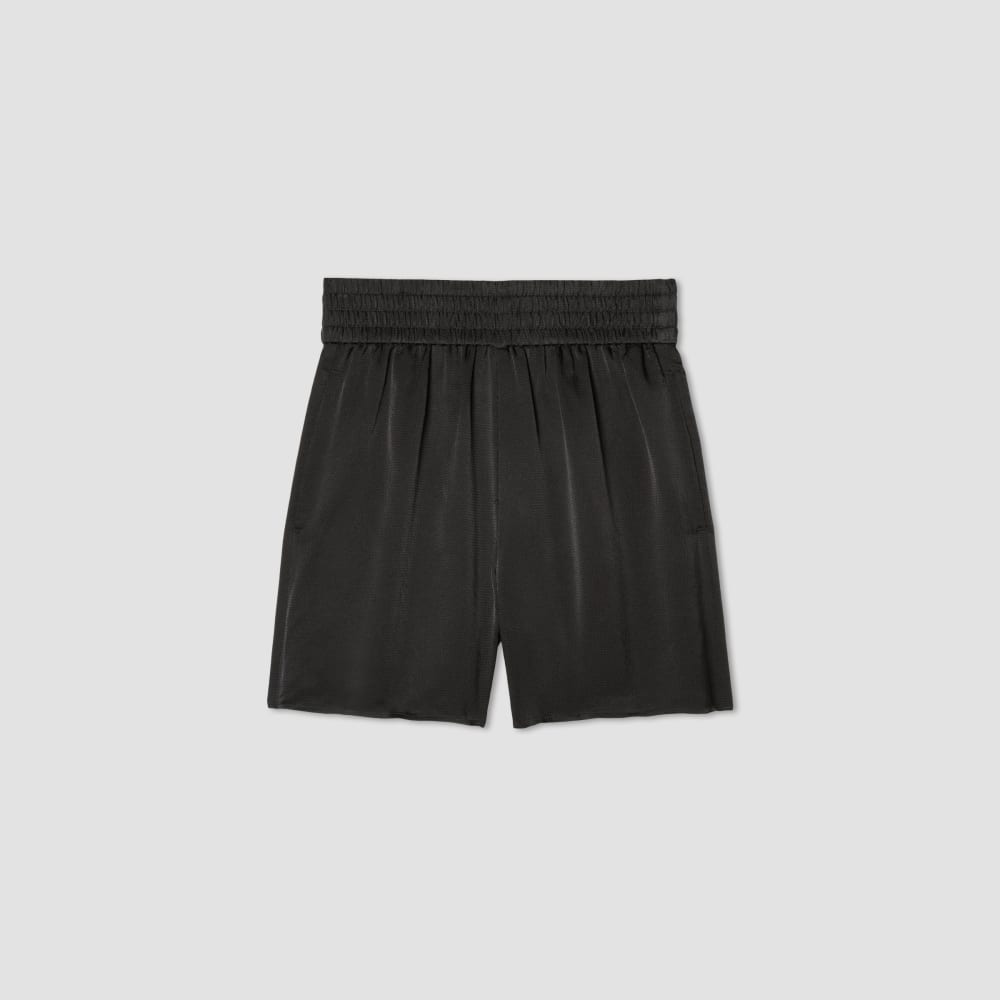 womens-satin-pull-on-short-black | alt