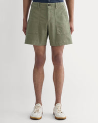 mens-canvas-relaxed-short-lichen-green | primary