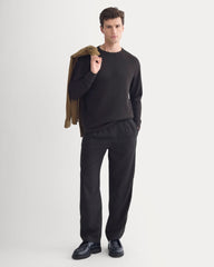 mens-thermal-cozy-waffle-crew-black