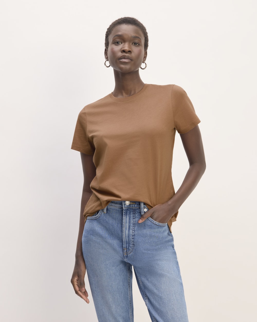 womens-organic-cotton-slim-crew-tee-cocoa-brown | primary