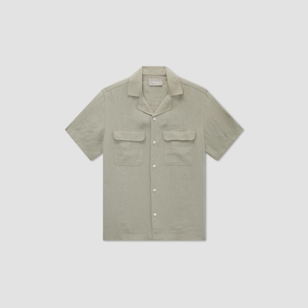 mens-linen-camp-shirt-seagrass | alt