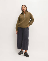 womens-felted-merino-halfzip-sweater-beech