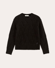 womens-pointelle-sweater-cloud-black | alt
