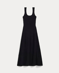 womens-crochet-tank-dress-black | alt