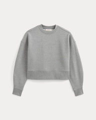 womens-fleece-cropped-crew-sweatshirt-vintage-heather-grey | alt
