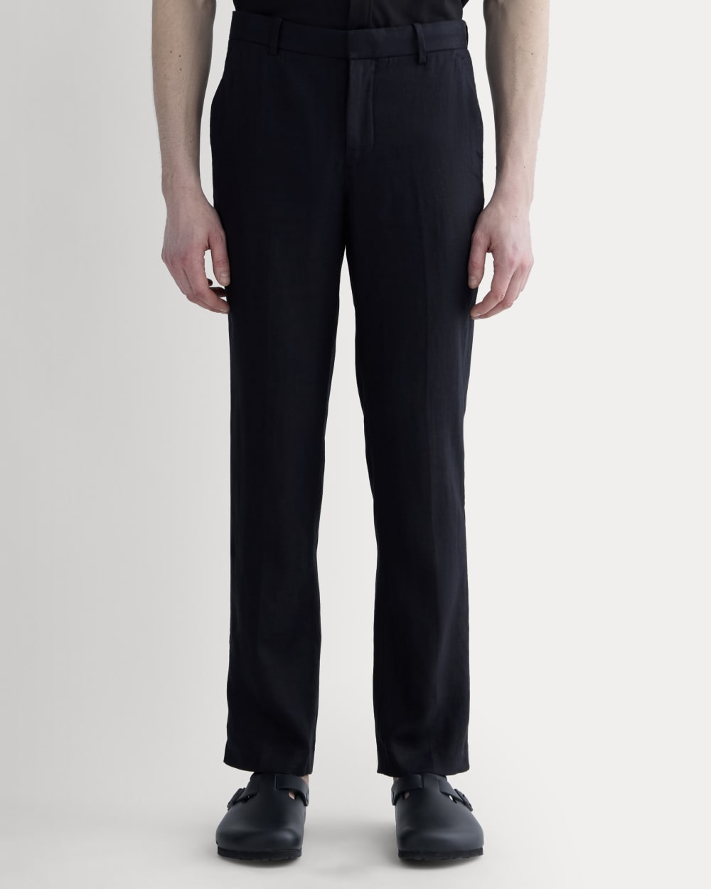 mens-linen-trouser-black