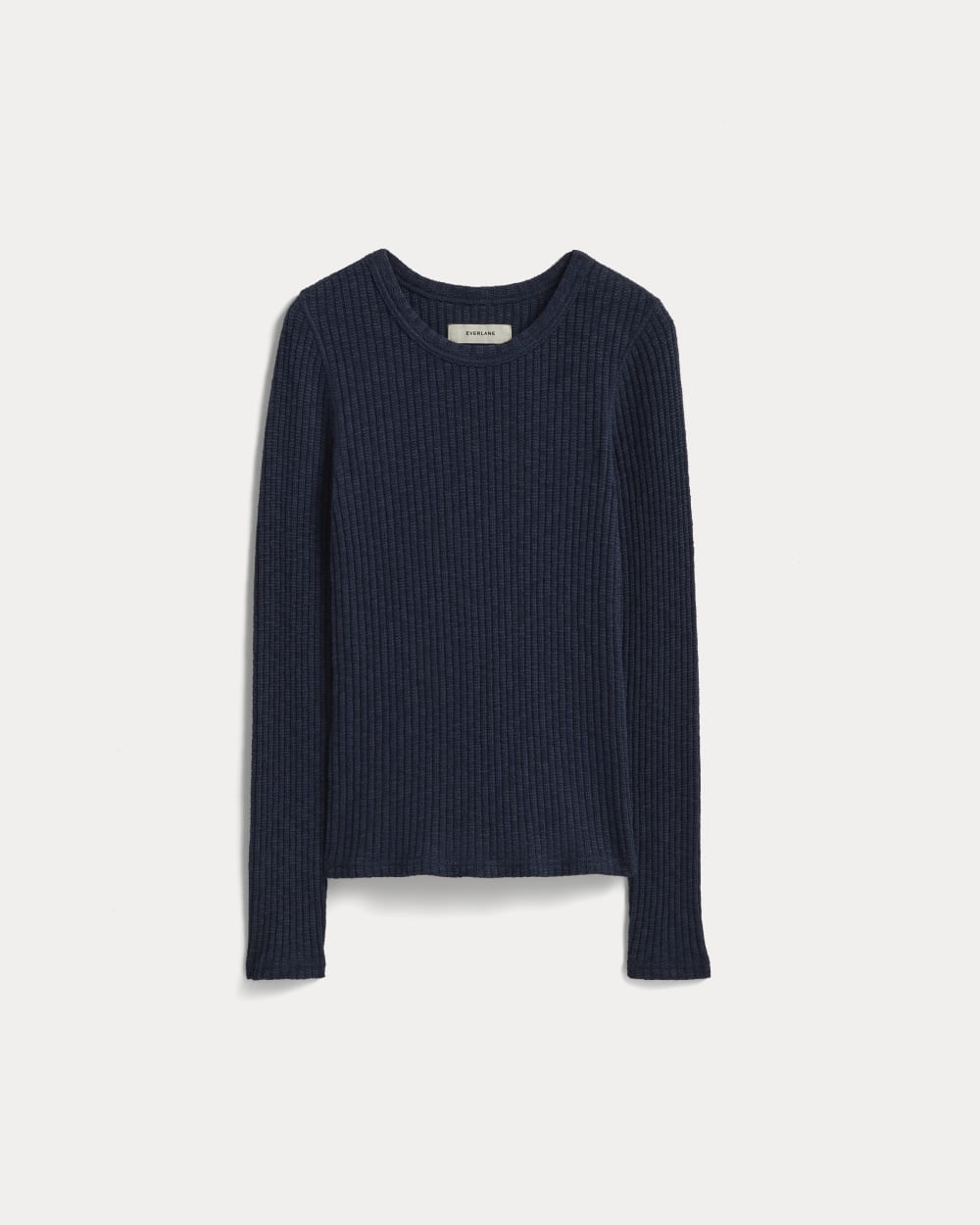 womens-rib-knit-crew-navy | alt