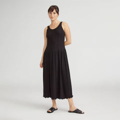 womens-rib-soft-knit-scoop-neck-dress-black | primary