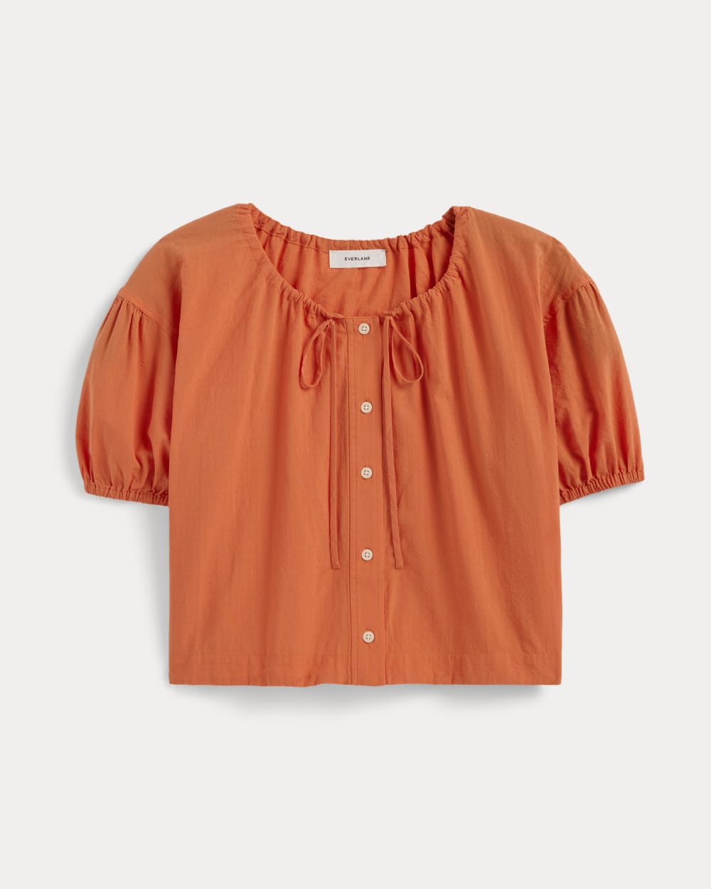 womens-gauze-button-up-soft-orange | alt