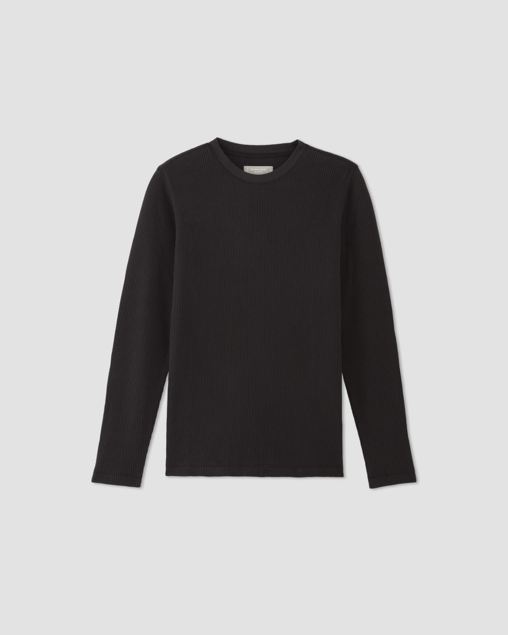 mens-waffle-ls-crew-black | alt