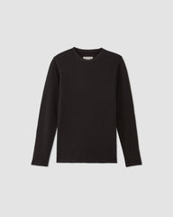 mens-waffle-ls-crew-black | alt