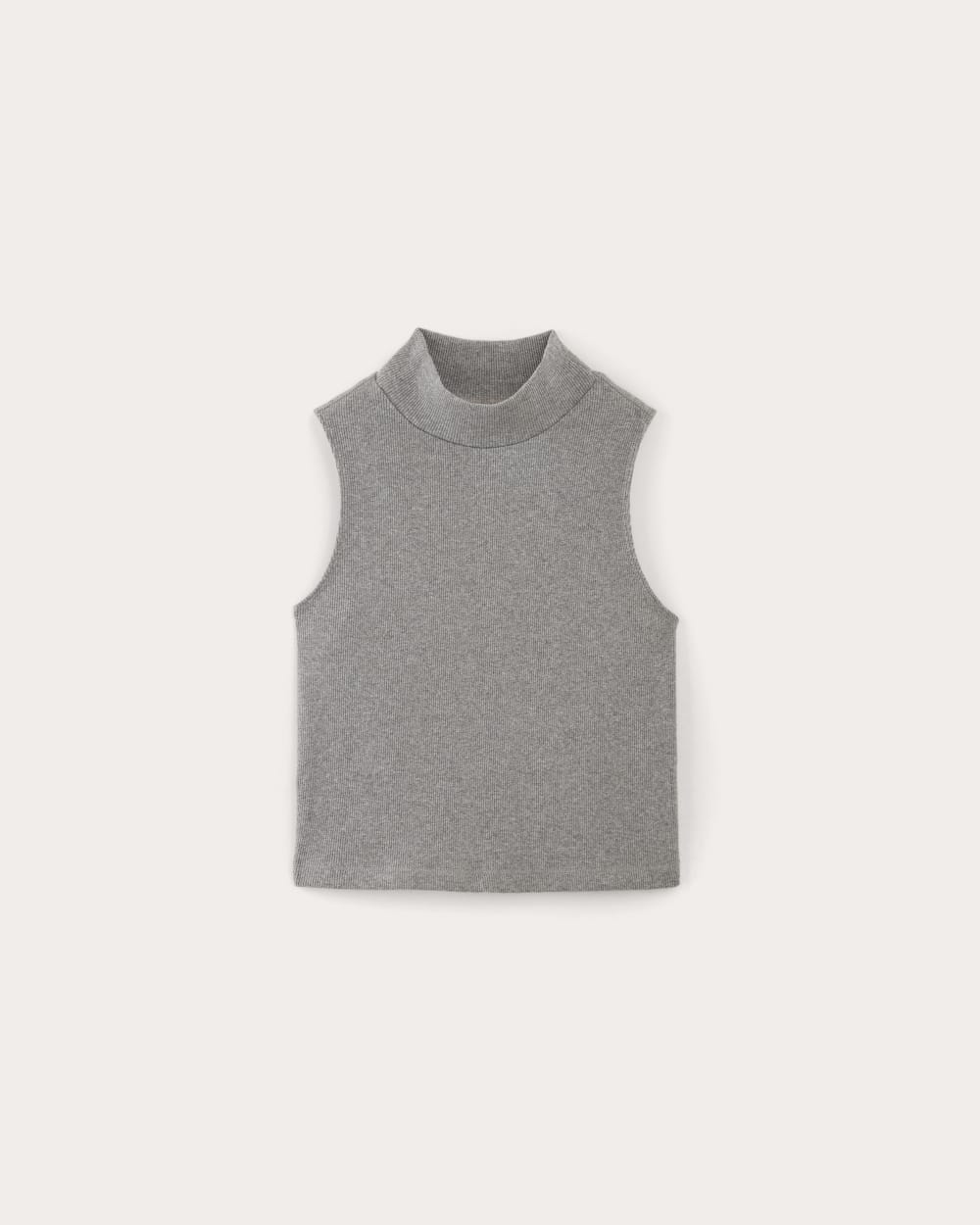 womens-stretch-rib-mockneck-tank-mid-heather-grey | alt