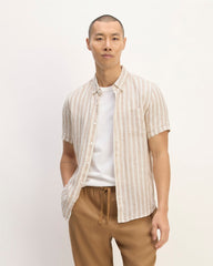 mens-linen-ss-shirt-bone-toasted-coconut | primary