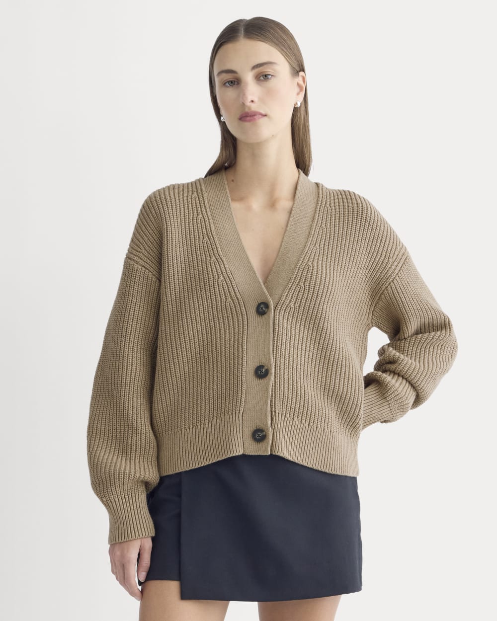 womens-organic-cotton-relaxed-cardigan-heathered-camel | primary