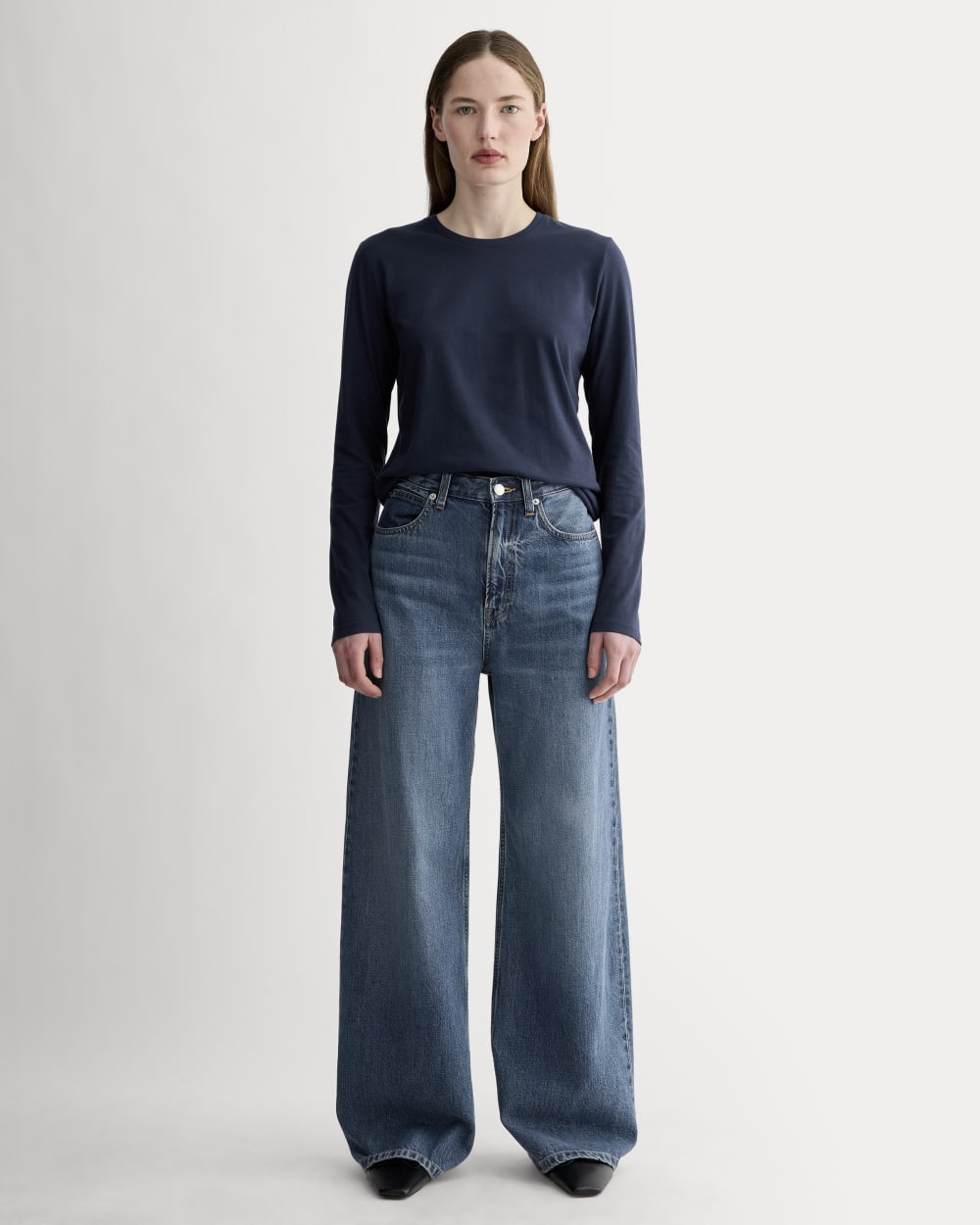 womens-essential-slim-long-sleeve-crew-navy