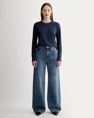 womens-essential-slim-long-sleeve-crew-navy