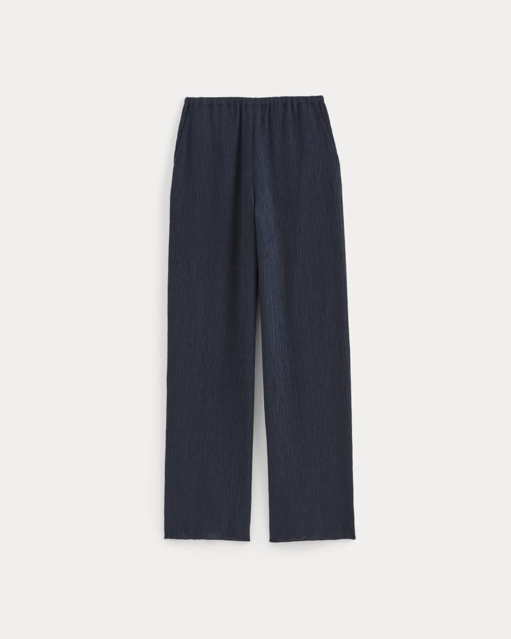 womens-crinkle-pant-navy | alt