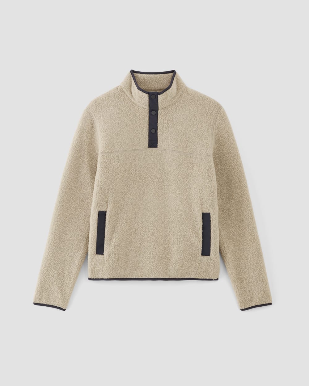 mens-renew-fleece-pullover-oatmeal | alt