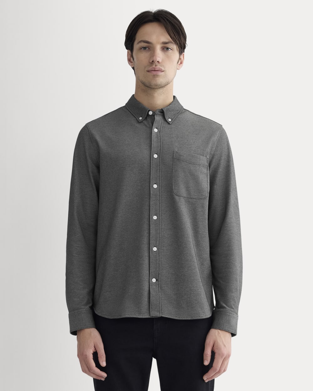 mens-cfo-shirt-black-chambray | primary