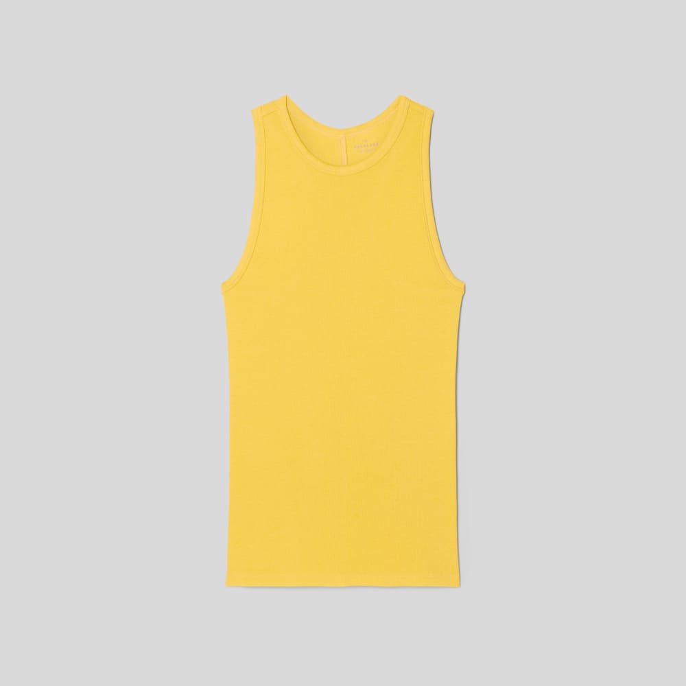 womens-supima-micro-rib-racerback-tank-yellow | alt
