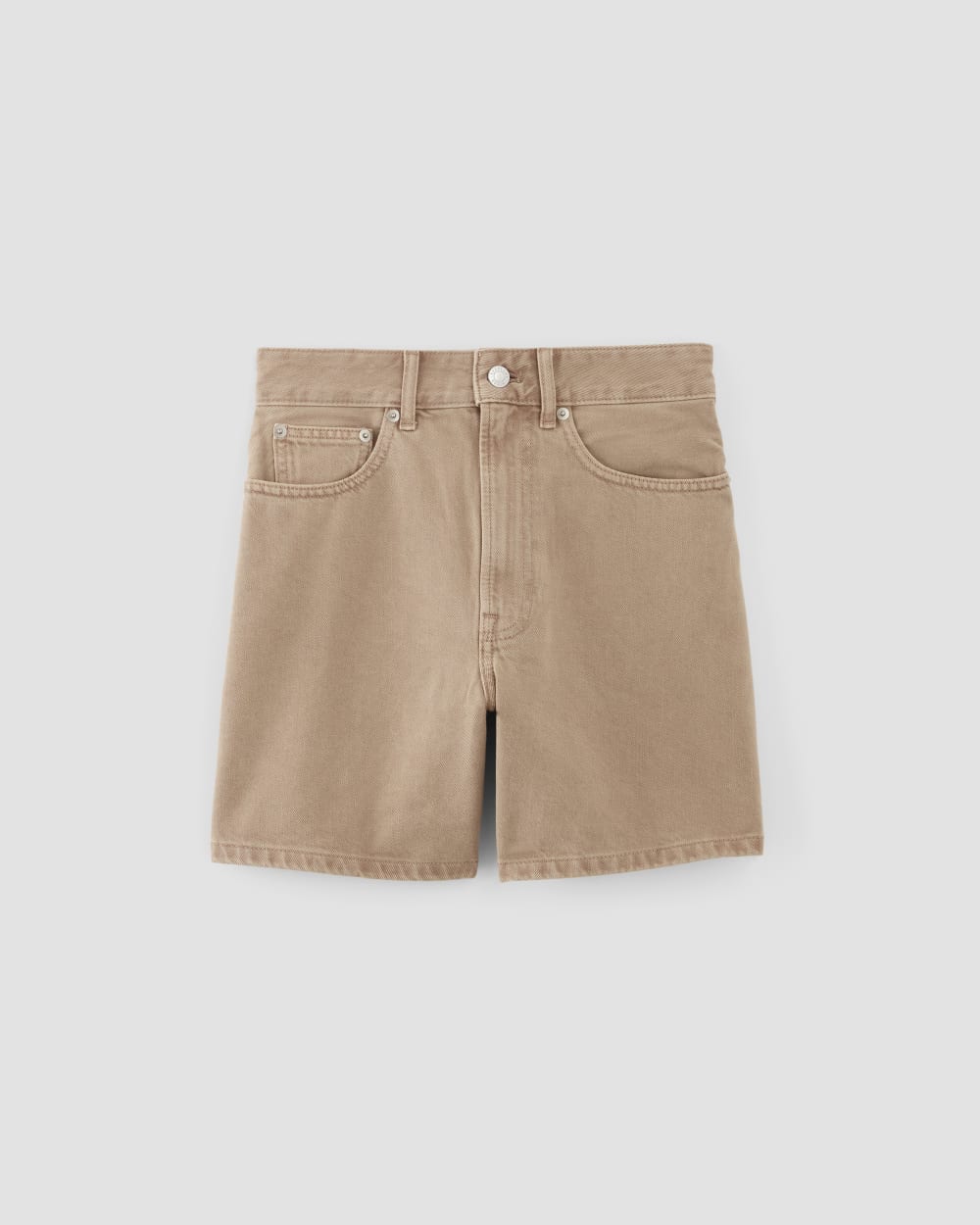 womens-a-line-denim-short-neutral-chanterelle | alt