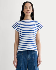 womens-oversized-muscle-tee-bone-mazarine-blue | primary