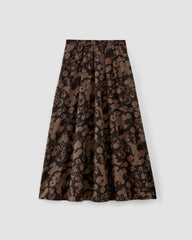 womens-supima-pull-on-maxi-skirt-black-cocoa-floral | alt