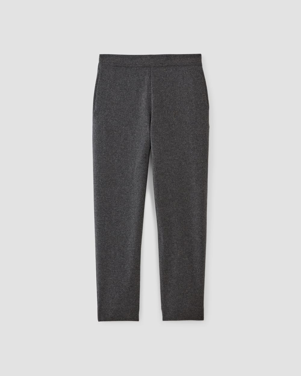 womens-wool-flannel-pull-on-pant-heather-charcoal | alt