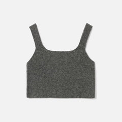 womens-cozy-stretch-tank-hthr-charcoal | alt