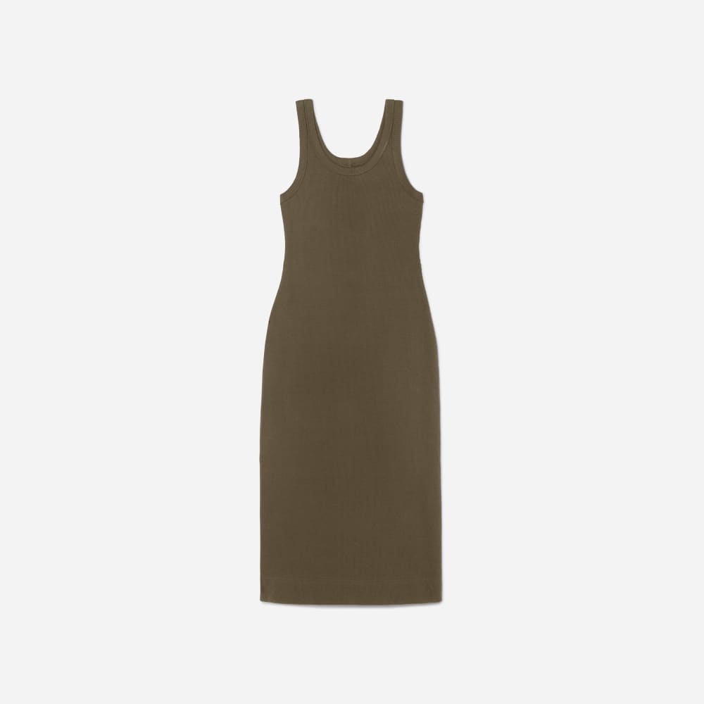 womens-ribbed-tank-dress-beech | alt