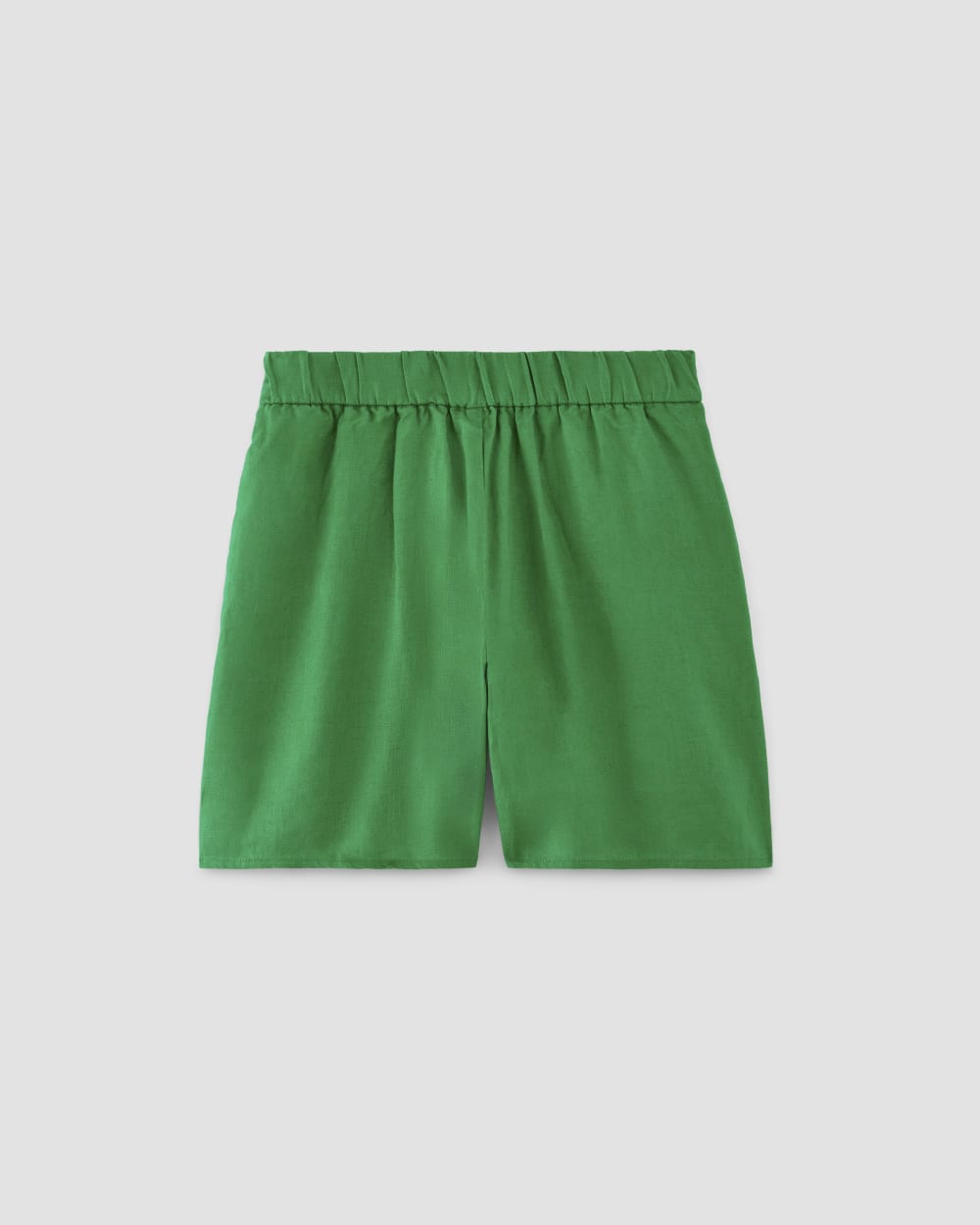 womens-linen-easy-short-grass-green | alt
