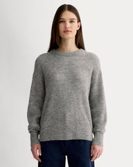 womens-alpaca-ribbed-cocoon-crew-heather-stone-grey | primary