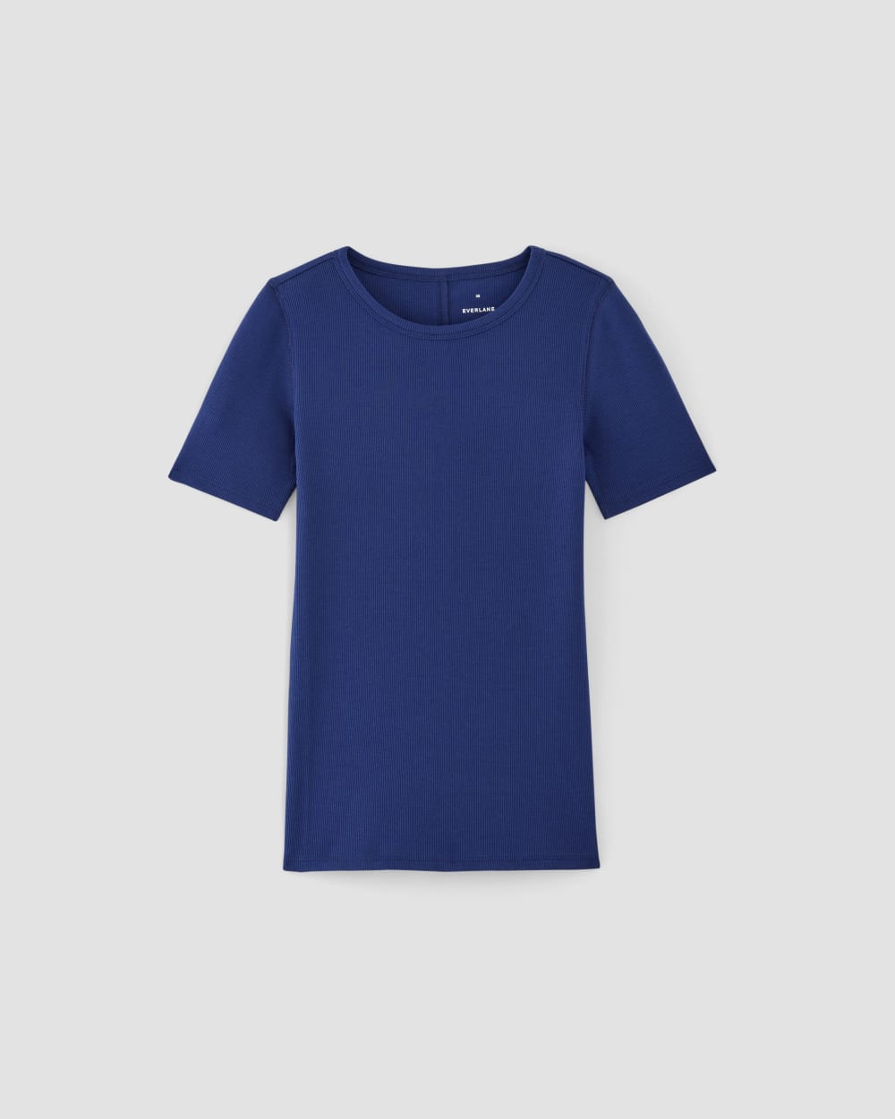 womens-supima-micro-rib-ss-crew-bellwether-blue | alt