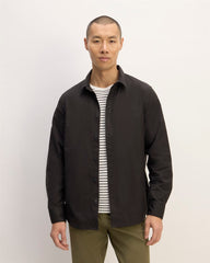 mens-supima-poplin-shirt-black | primary