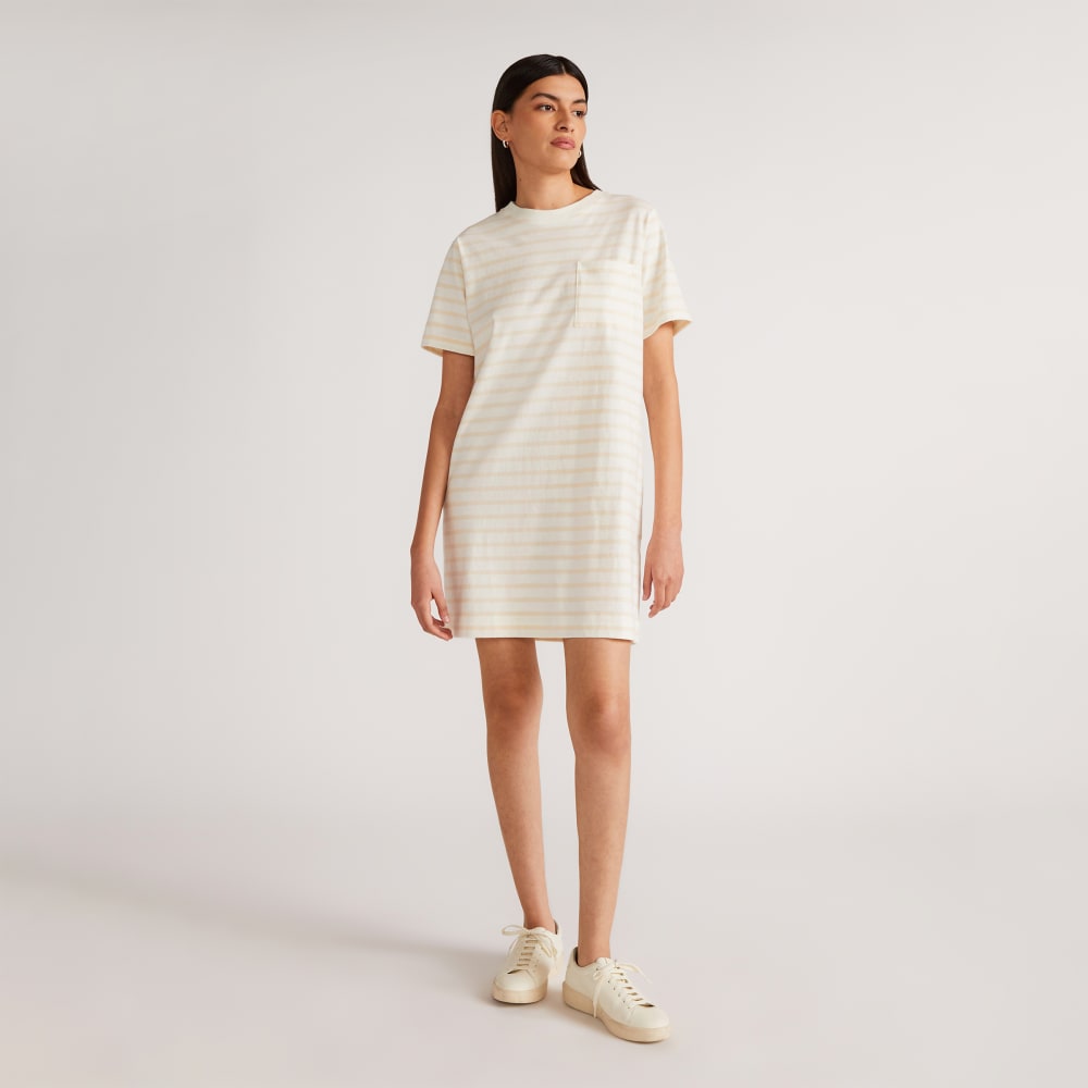 womens-organic-weekend-tee-dress-sand-canvas | primary