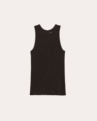 womens-supima-micro-rib-racerback-tank-black | alt