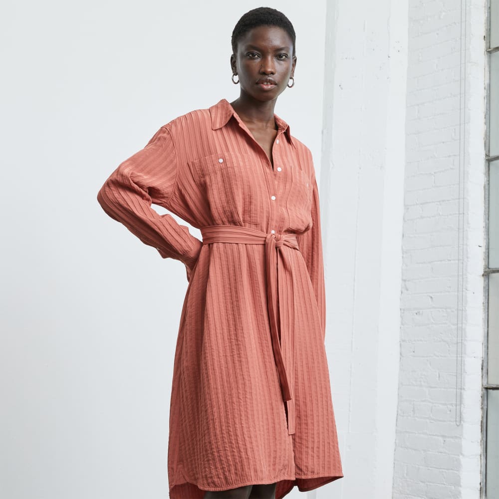 womens-city-stripe-draped-shirt-dress-redwood