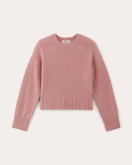 womens-cashmere-boxy-crew-sweater-clay-pink | alt