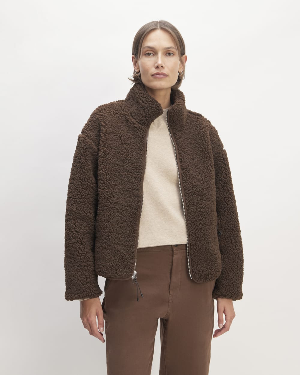 womens-renew-fleece-full-zip-earth-brown | primary