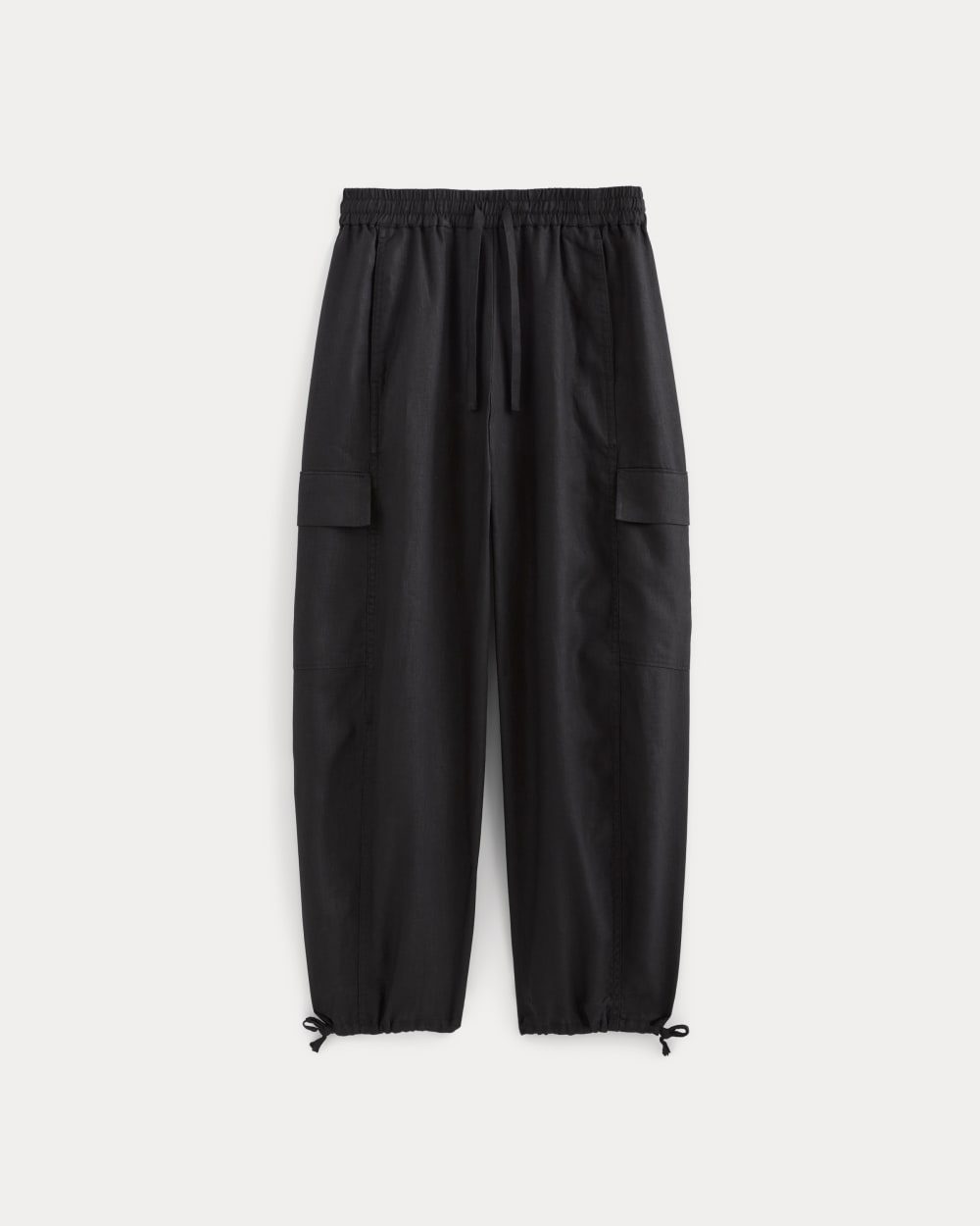 womens-cargo-curve-pant-linen-black | alt