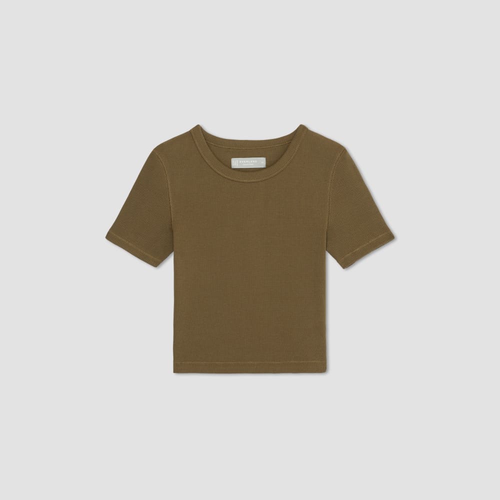 womens-cropped-short-sleeve-rib-tee-beech | alt